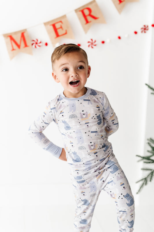 Bamboo Long Sleeve Loungewear - Bears
