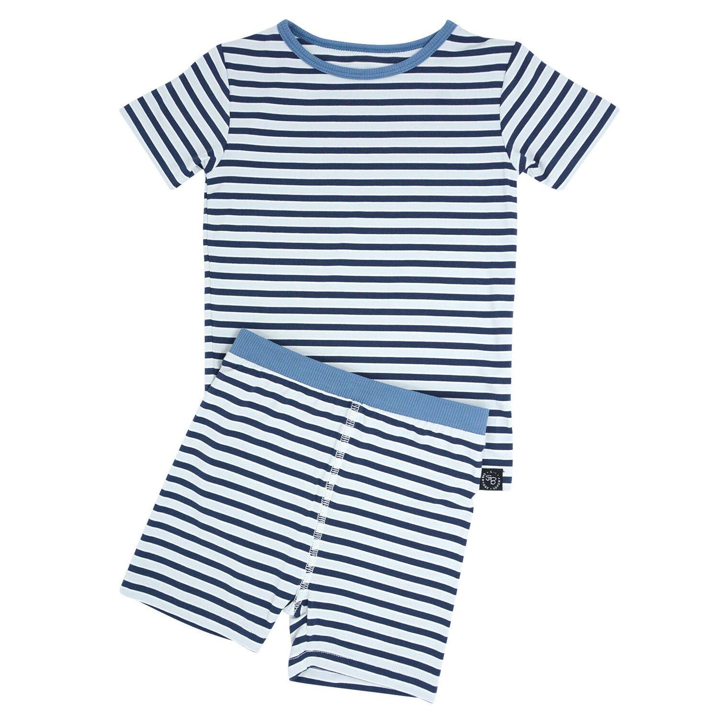 Sweet Bamboo - Summer PJs - Navy Stripe