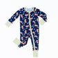 Bamboo Convertible Romper - Football