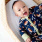 Bamboo Convertible Romper - Football