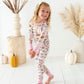 Bamboo Long Sleeve Loungewear - Pink Ghost